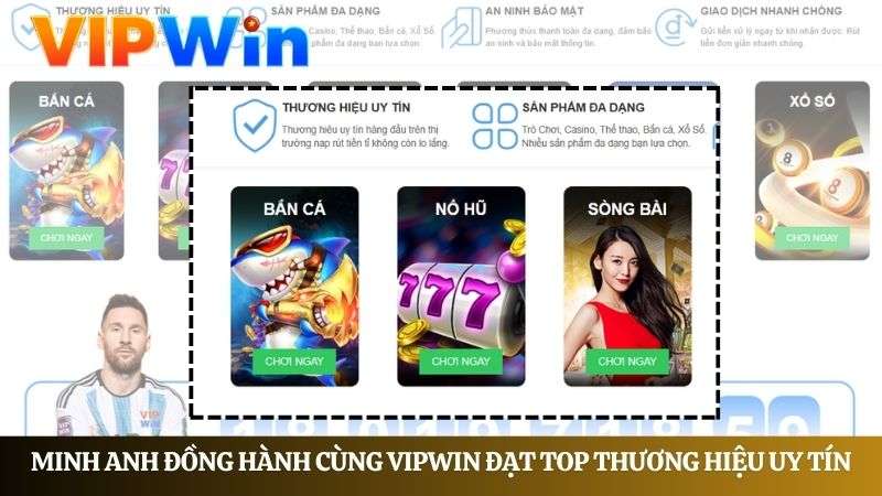 CEO Minh Anh đồng hành mang tới nhiều thành tích đáng nể cùng VIPWIN