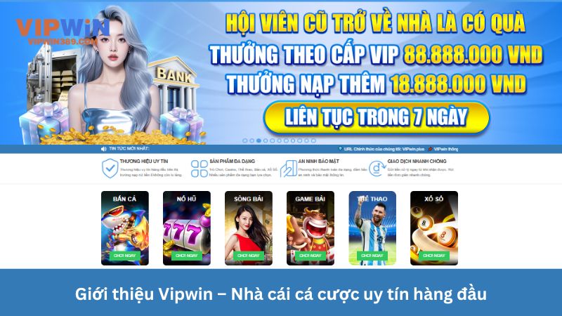 Nhà cái uy tín hàng đầu Vipwin 