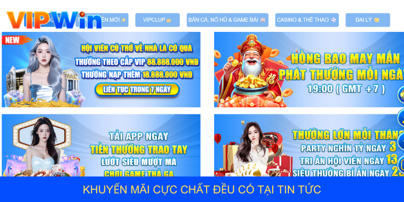 Khuyến mãi cực chất đều có tại tin tức