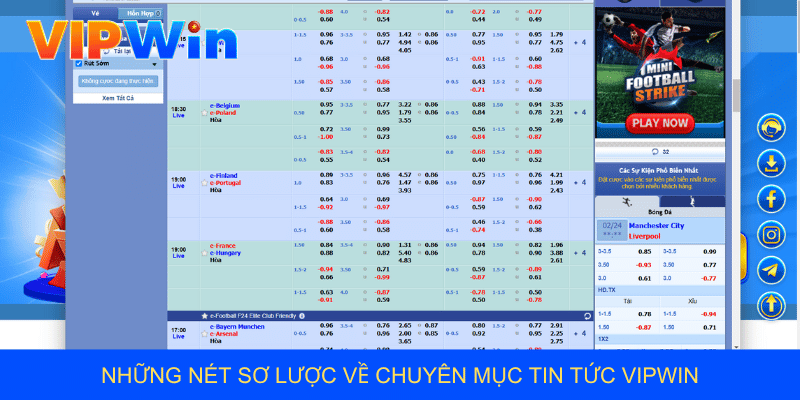 Những nét sơ lược về chuyên mục tin tức VIPWIN